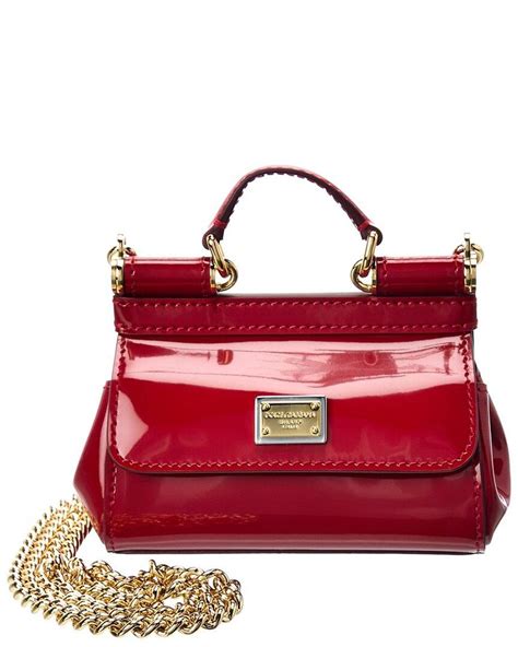 dolce gabbana micro leather bag